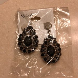 Earrings- never worn; still in plastic cover